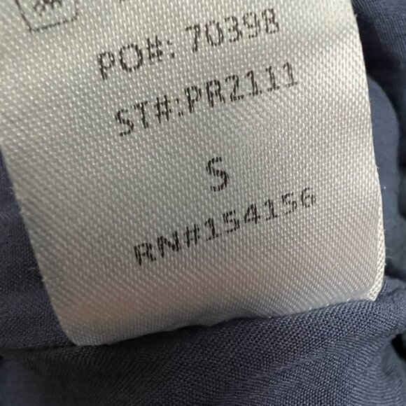 Mod Ref The Trevor Cotton Button-Front Utility Jumpsuit Blue Size S - Picture 7 of 8